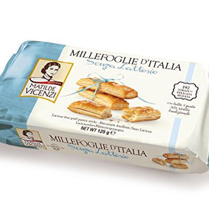 Vicenzi Lactose Free Millefoglie Puff Pastries, 125 g