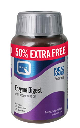 Quest Enzyme Digest Digestive Aid Tablets 3 x 135 Tablets