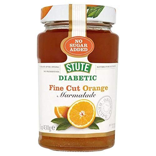 Stute Diabetic Fine Orange Marmalade 430g x 4 (Pack of 4)