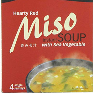 Clearspring  Hearty Red Miso Soup + Sea Veg  1 x 4x10g