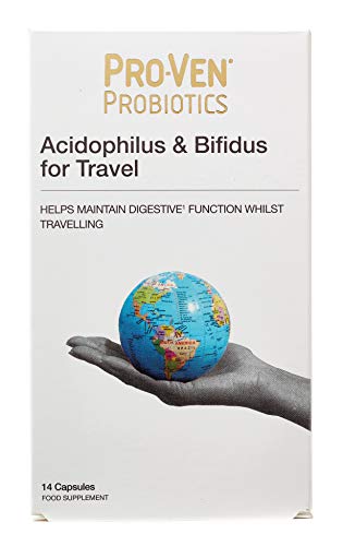 Proven Probiotics Acidophilus and Bifidus for Travellers Capsules - Pack of 14