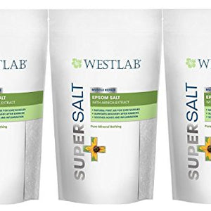 Westlab Supersalt Epsom Muscle Relief 1kg - Pack of 3