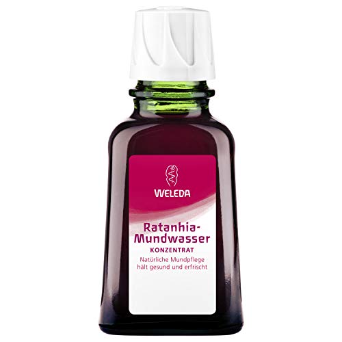 Weleda 50ml Organic Ratanhia Natural Mouthwash Concentrate