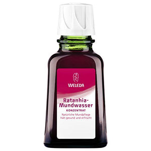 Weleda 50ml Organic Ratanhia Natural Mouthwash Concentrate