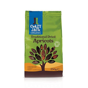 Crazy Jack Trad Dried Organic Apricots 250g