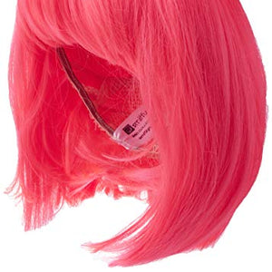 Smiffys Glam Wig - Neon Pink
