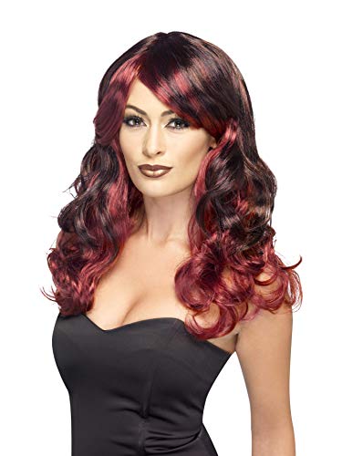 Smiffys "Women's Ombre" Wig (Red/Black)