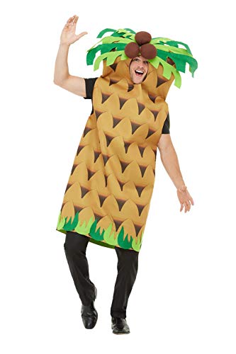 Smiffys 47139 Palm Tree Costume, Men, Green, One Size