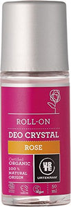 Urtekram Organic Rose Crystal Roll On Deodorant, 50 ml