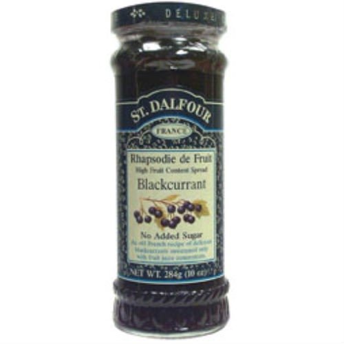 St Dalfour Blackcurrant Fruit Spread 284g X 5 (Pack of 5)