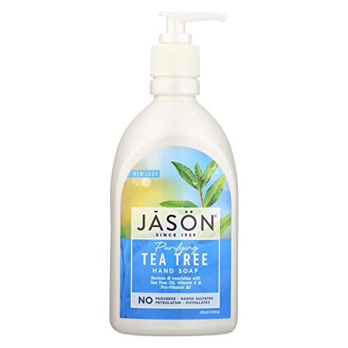 JASON NATURAL PRODUCTS LIQ SOAP,SATIN,TEA TREE, 16 FZ by Jason Natural