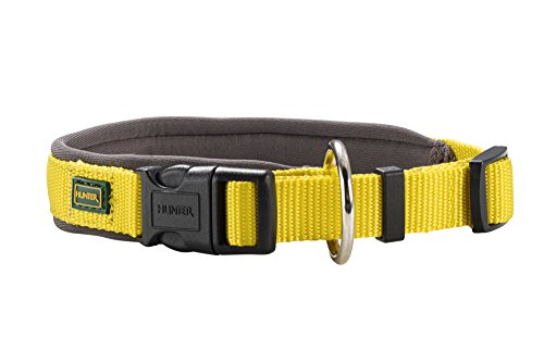 Collar Neopren Vp 28-30 Cm, 15 Mm Nylon Yellow/Neoprene Grey | Hunter