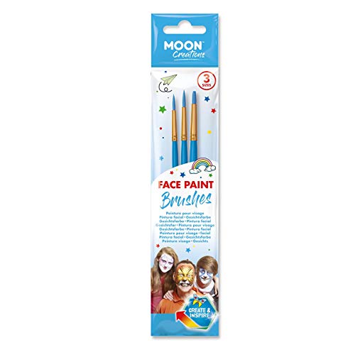 Moon Creations - Face Paint Brush Set (Blue)