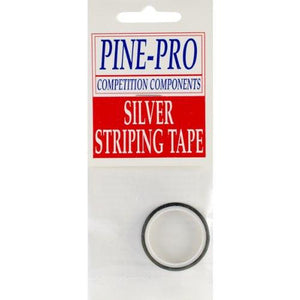 Pine Car Derby Pinstripe, .1875 by 120-Inch, Silver