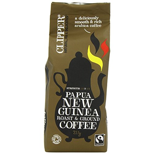 Clipper Roast & Ground Coffee - Papua New Guinea 227g (Pack of 2)