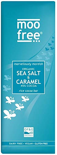 Moo Free Sea Salt & Caramel Cocoa Bar 80g (Pack of 12)