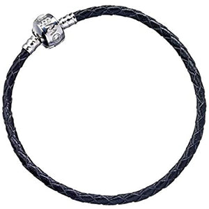Harry Potter - Black Leather Charm Bracelet 20Cm (Braccialetto) (1 ACCESSORES)