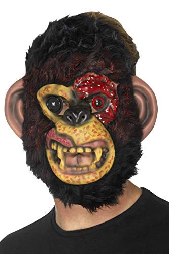 Smiffys 46993 Zombie Chimp Mask (One Size)