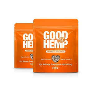 Good Hemp Seed Hearts (225g). Pack of 2 (450)