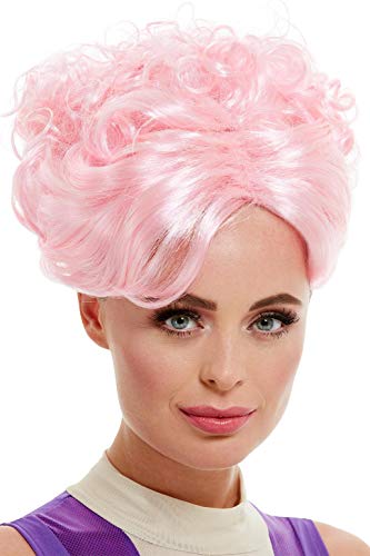 Smiffys 52067 Trapeze Artist Wig, Women, Pink