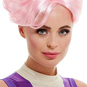 Smiffys 52067 Trapeze Artist Wig, Women, Pink