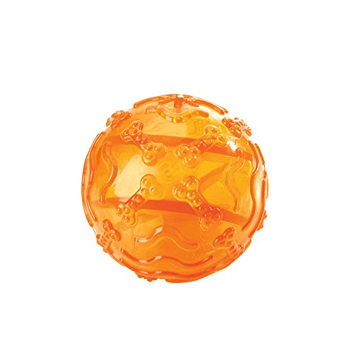 Tpr Treat Ball, 8 Cm Orange  Pack Of 3 | Hunter