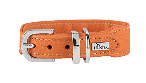 Collar Cannes Mini, 32 Orange, Leather | Hunter
