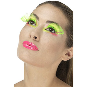 Smiffys 48092 Neon Green 80s Polka Dot Eyelashes