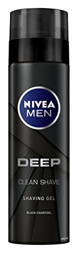 Nivea Men Deep Charcoal Shaving Gel, 200ml