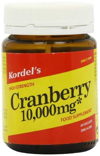 Kordel Nutrition Cranberry Vegcapsules 10000mg Pack of 30