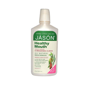 Pack of 5 x Jason Healthy Mouth Mouthwash Cinnamon Clove - 16 fl oz