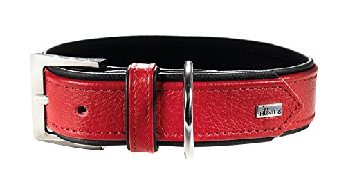 Collar Capri 40 Nickel Nappa Red/Black | Hunter