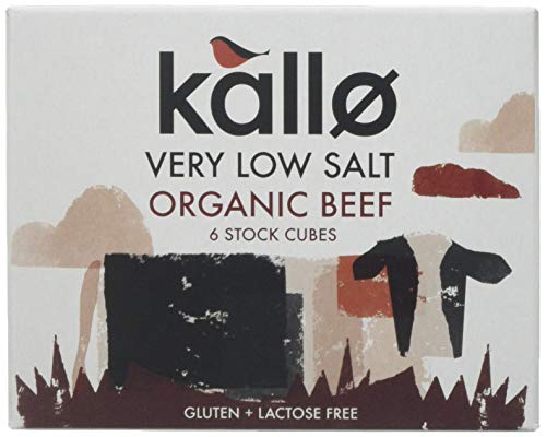 Kallo Og Organic Low Salt Beef Stock Cube 48 g (Pack of 15)