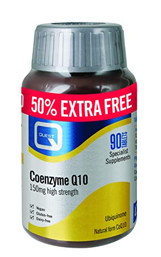 Quest Coenzyme Q10 150mg 90 Tablets Extra Value Pack