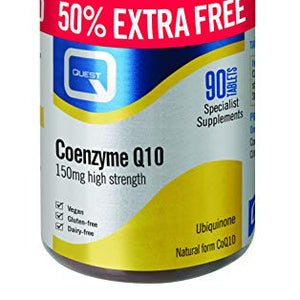 Quest Coenzyme Q10 150mg 90 Tablets Extra Value Pack