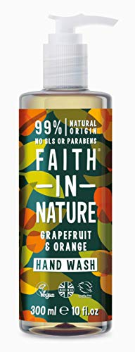 Faith in Nature, Organic Grapefruit and Orange Hand Wash, 300 ml