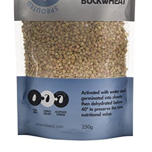 Sun & Seed Organic Sprouted and Raw Buckwheat 250 g
