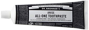 Dr. Bronner's Organic Anise All One Toothpaste, 148 ml