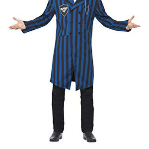 Smiffys Adult men's Duke of the Manor Costume, Jacket, Mock Shirt and Bow Tie, Gothic Manor, Halloween, Size L, 24436