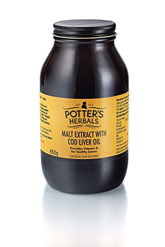 Potters Malt Extract Cod Liver Oil 650g X 2 (Pack of 2)