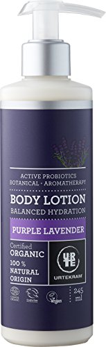 Urtekram Purple Lavender Body Lotion Organic, with Active Probiotics, 245 ml