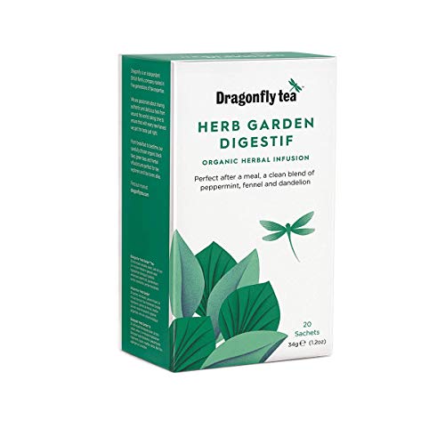 Dragonfly Organic Herb Garden Digestif Tea 20 Sachets 34 g
