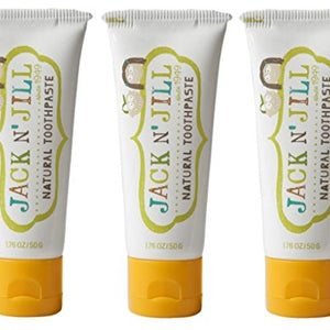 Jack N' Jill Natural Toothpaste Organic 50G, Set Of 3 - Banana