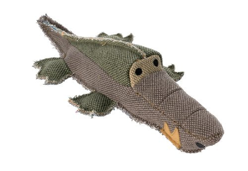 Dog Toy Canvas Maritime Crocodile   Pack Of 3 | Hunter