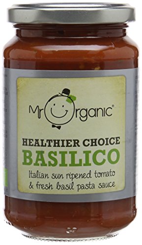 Mr Organic Basilico Pasta Sauce 350g (Pack of 6)
