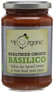 Mr Organic Basilico Pasta Sauce 350g (Pack of 6)