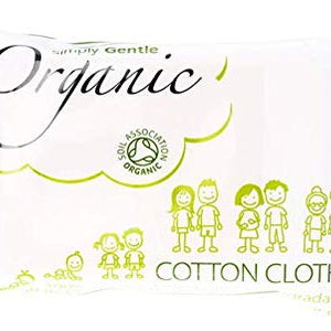 Simply Gentle Organic Dry Cotton Cloths 30s