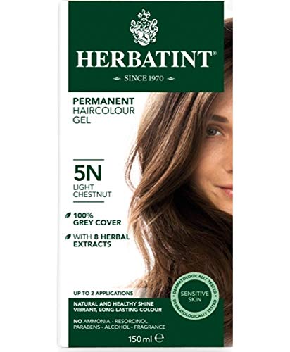 Herbatint Light Chestnut Hair Colour 5N 150ml X 2 (Pack of 2)
