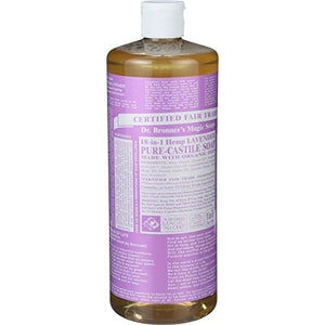 DR BRONNER SOAP LIQ LAVENDER, 32 OZ