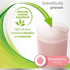 XLS-Nutrition Weight Loss Meal Replacement Shake - Weight Control Diet Supplement - 400 g, Strawberry Flavour, 10 Servings